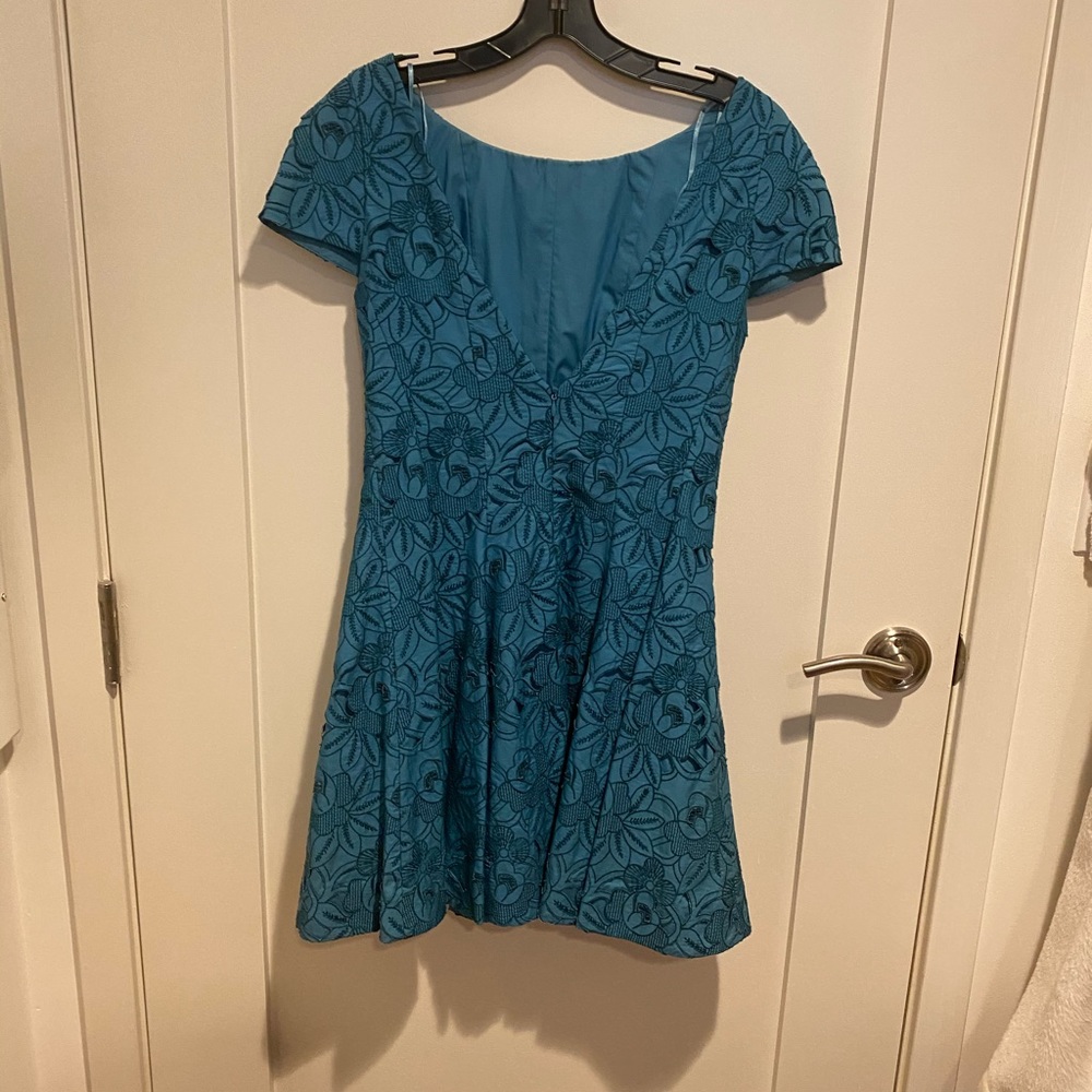 Tibi Floral Cap Sleeve Dress - Picture 6 of 8